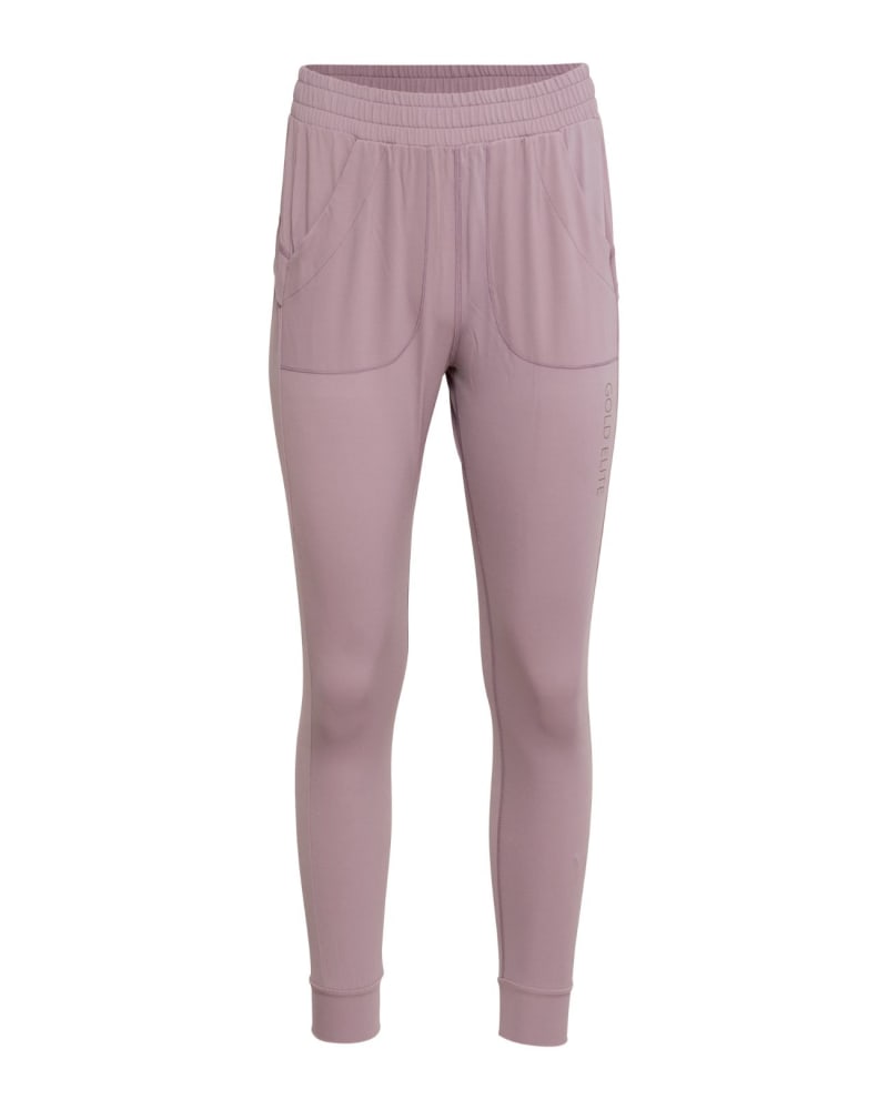 Front of a size XXL The Chloe Jogger in Lavender by Gold Elite Apparel. | dia_product_style_image_id:293367